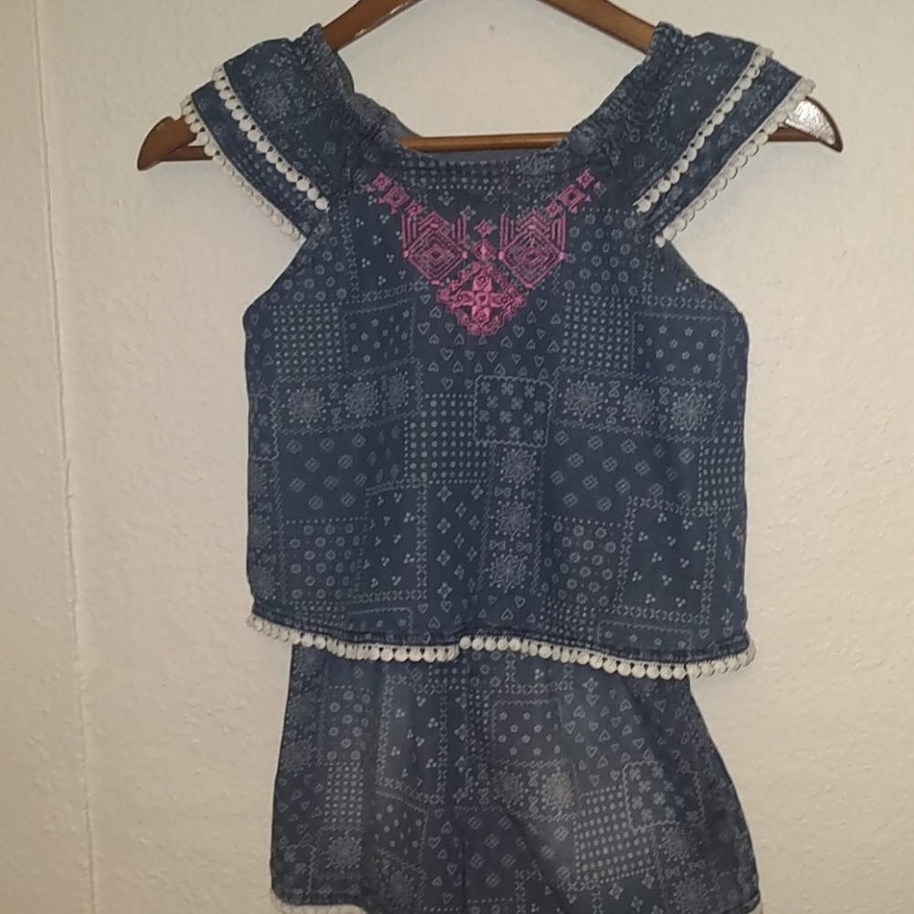 Vintage Jordache Little Girls Romper